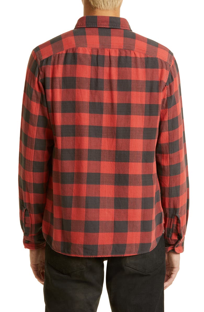 Double RL Men's Farrell Plaid Cotton Flannel Button-Up Shirt, Alternate, color, 