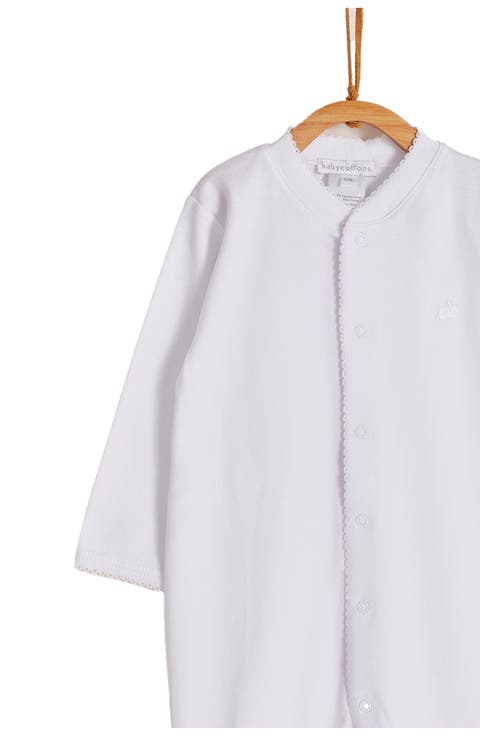 Premium Peruvian Pima Cotton Logo Footie for Infant