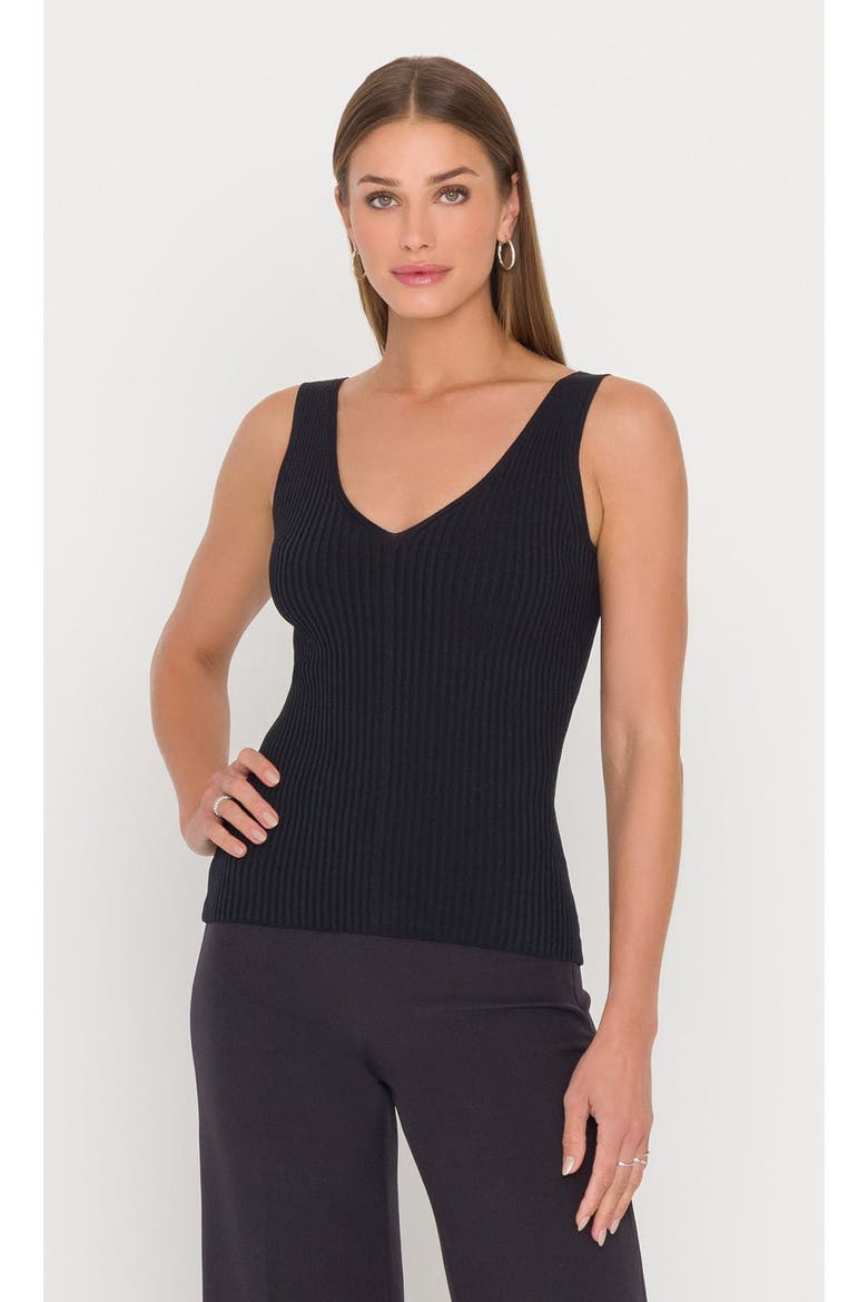 Andie Sweater Tank, Alternate, color, Black