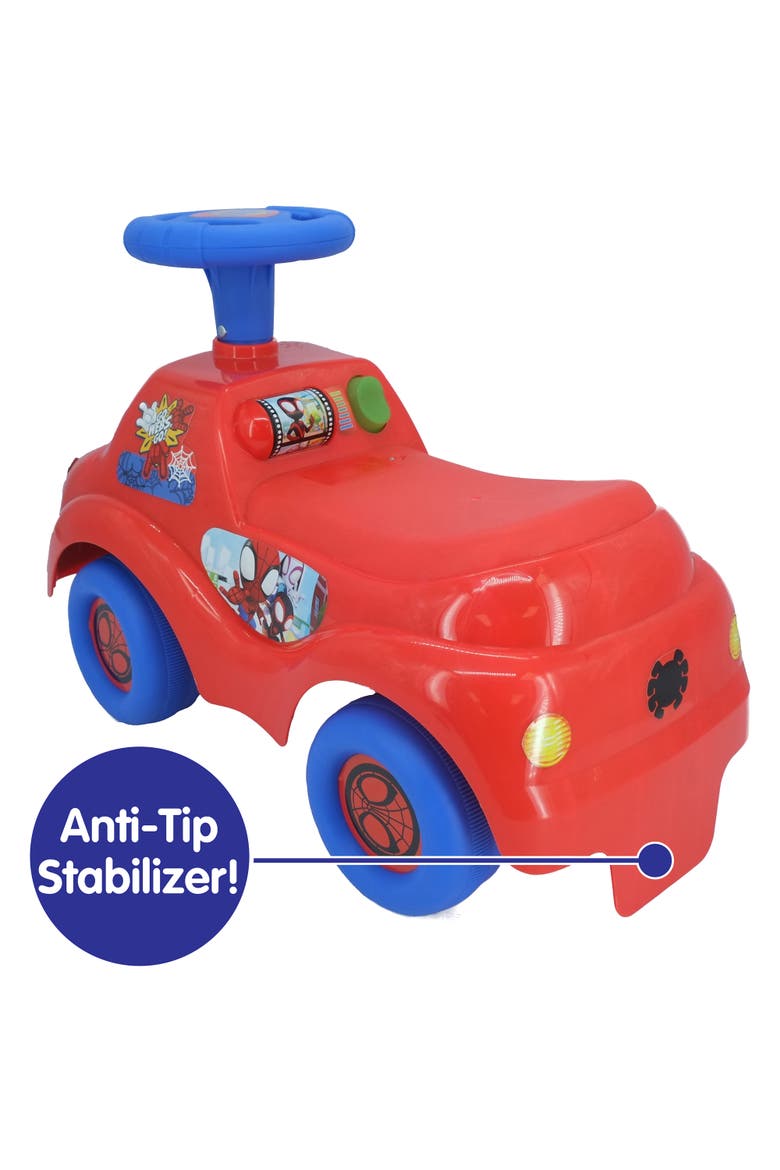 My First Ride-On Spidey Marvel Vehicle, Alternate, color, Multicolored