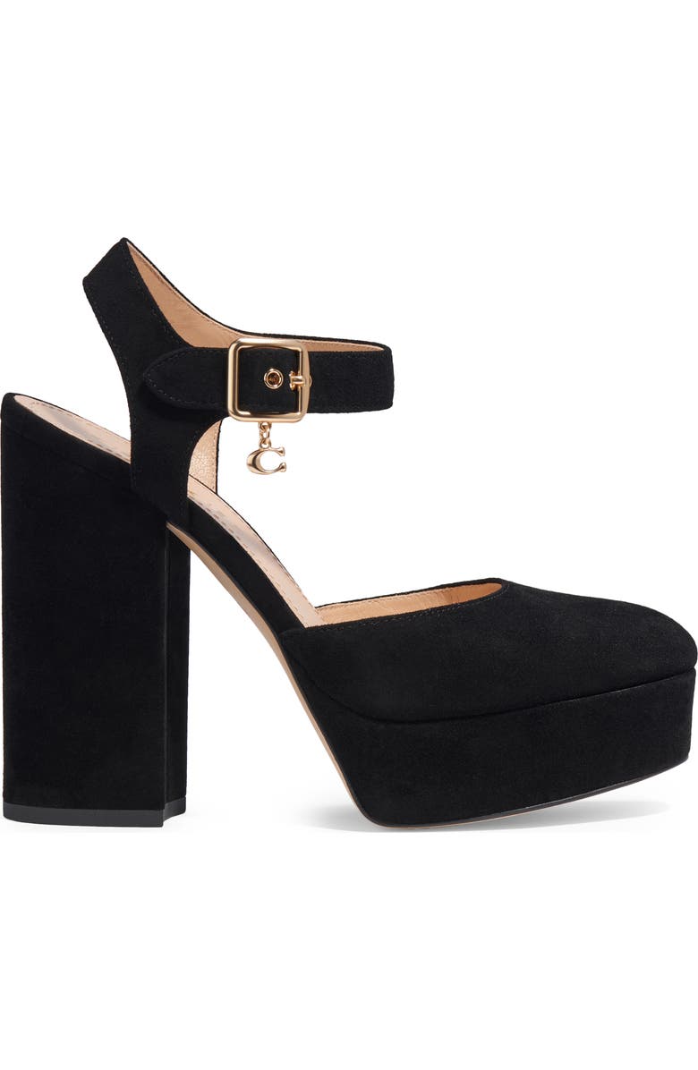 COACH Isabella Ankle Strap Platform Pump, Alternate, color,