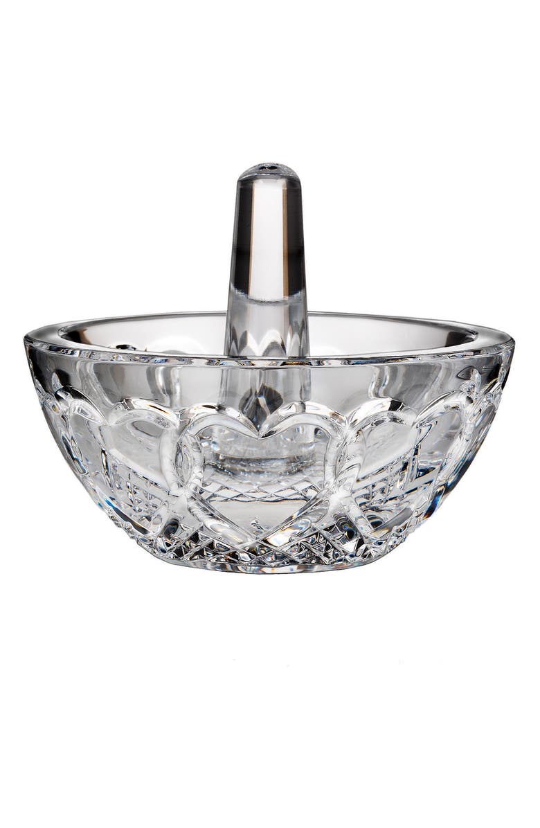 Waterford Wedding Lead Crystal Ring Holder, Alternate, color, 
