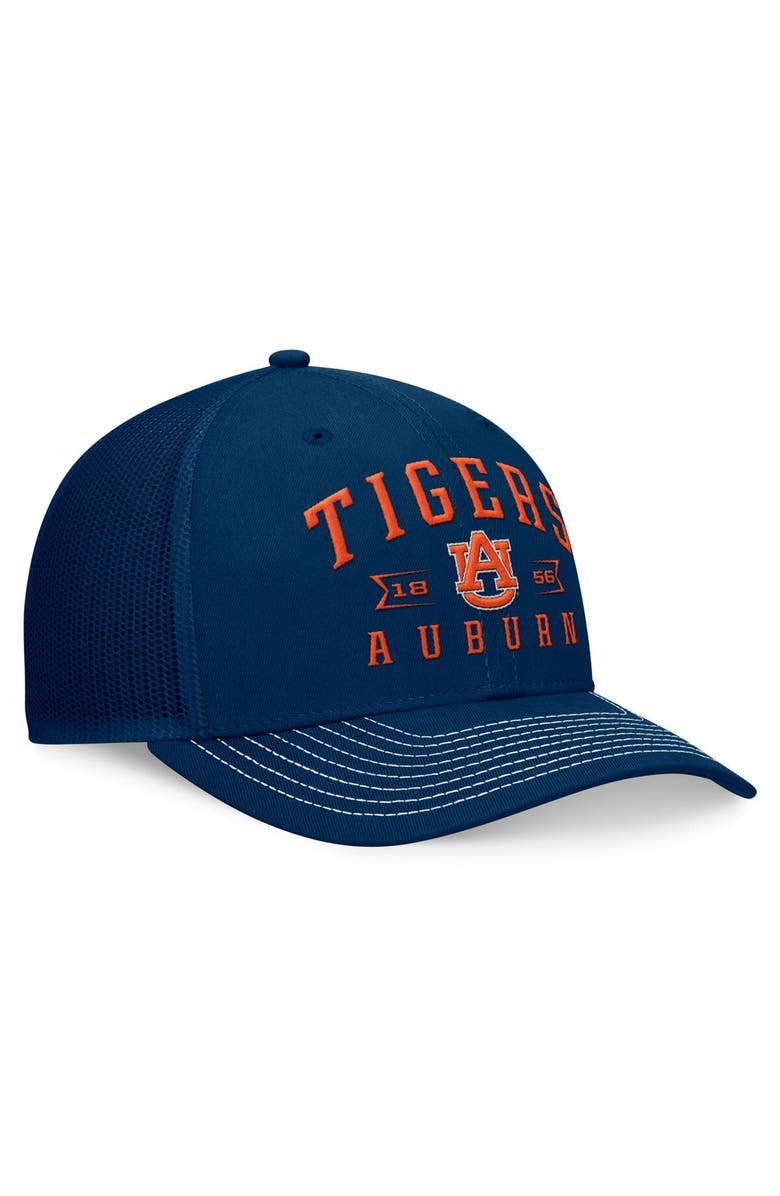 TOP OF THE WORLD Men's Top of the World Navy Auburn Tigers Carson Trucker Adjustable Hat, Alternate, color, Navy