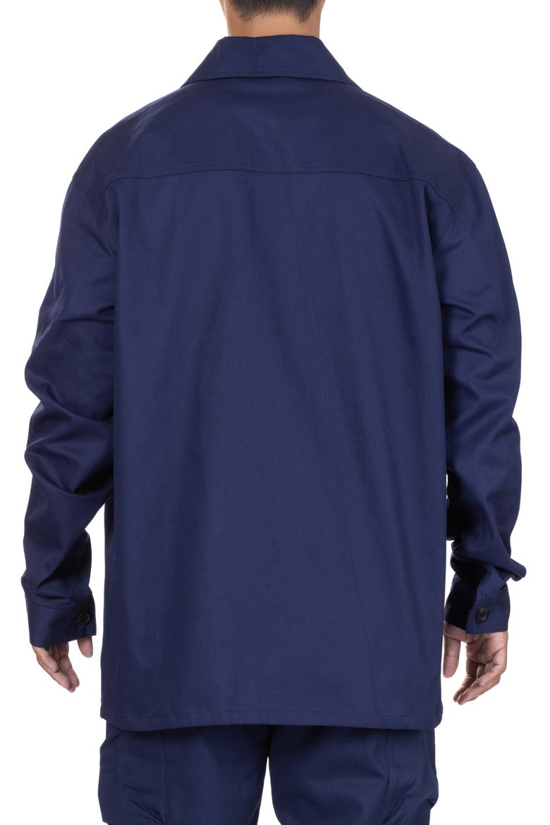 Relaxed Fit Twill Workwear Jacket, Alternate, color, NAVY