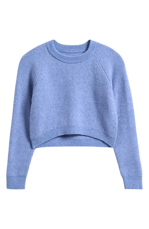 Freshman Kids' Raglan Sleeve Sweater In Blue