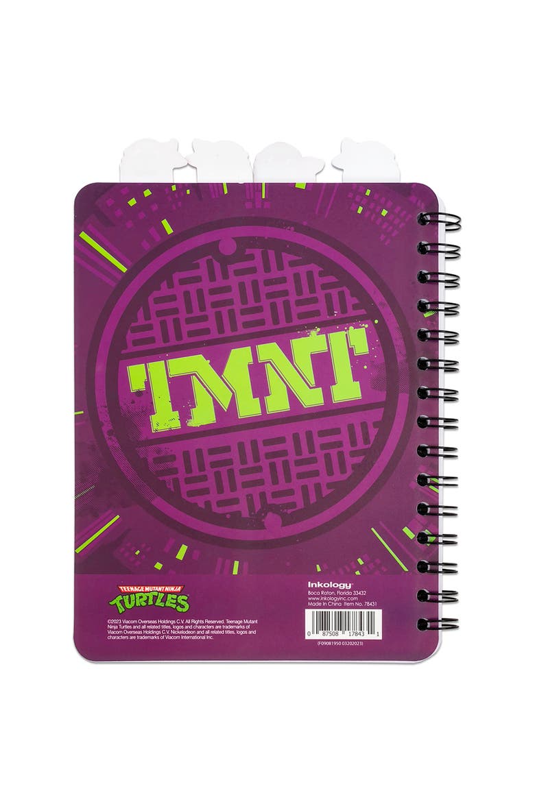 4 Tab Journal, Teenage Mutant Ninja Turtles, 160 Pages, Kids 3+, Alternate, color, Multicolored