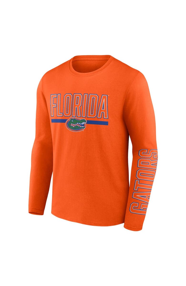 FANATICS Men's Fanatics Branded Orange Florida Gators Modern Two-Hit Long Sleeve T-Shirt, Alternate, color,