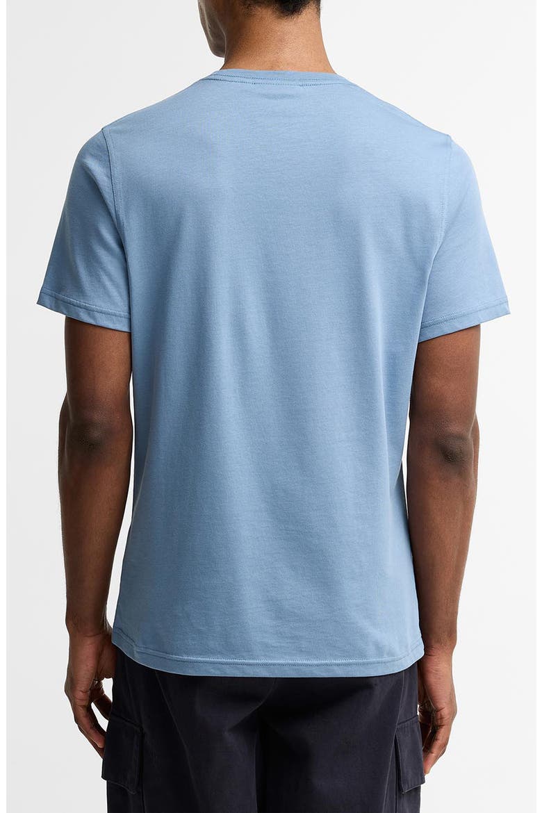 Script Graphic T-Shirt, Alternate, color, TARN BLUE