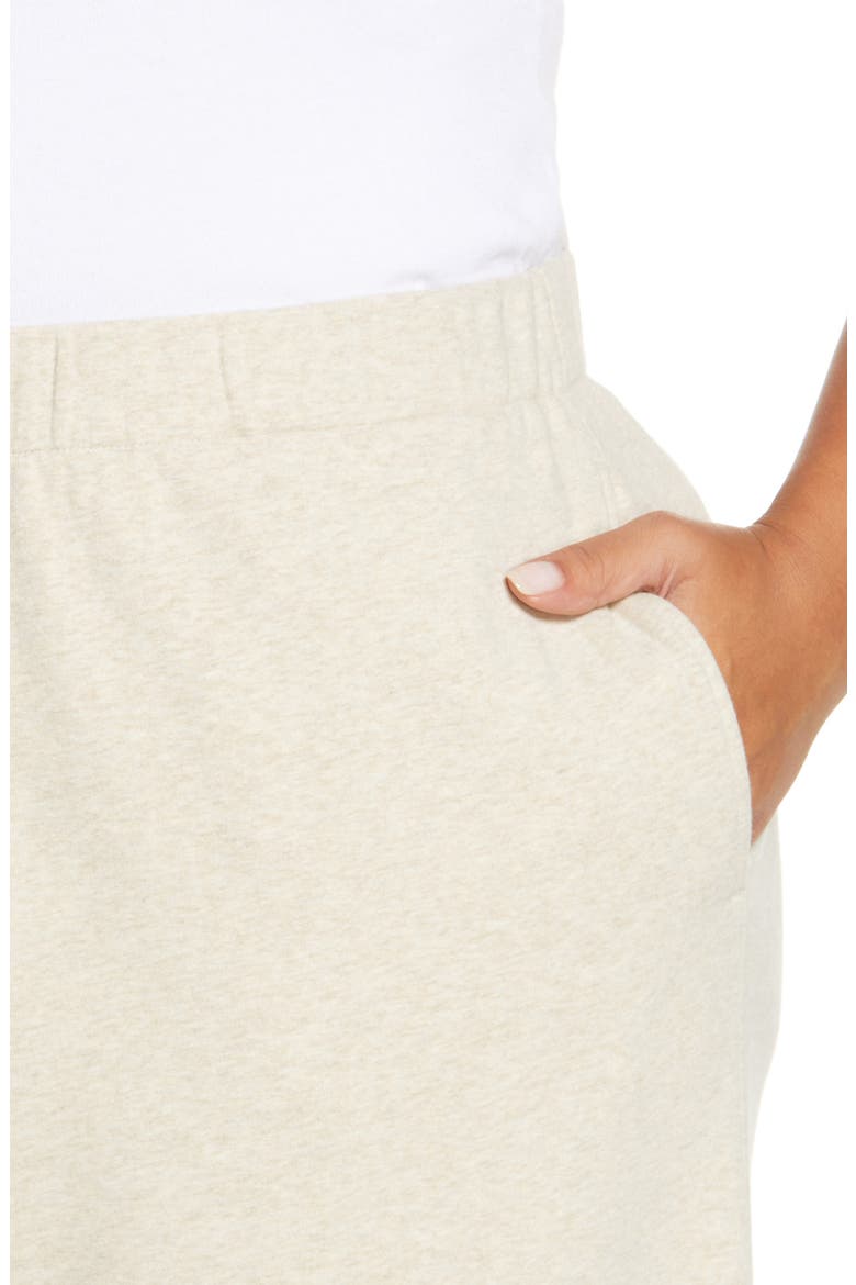 Crop Pull-On Cotton Blend Pants, Alternate, color, H WHITE SAND
