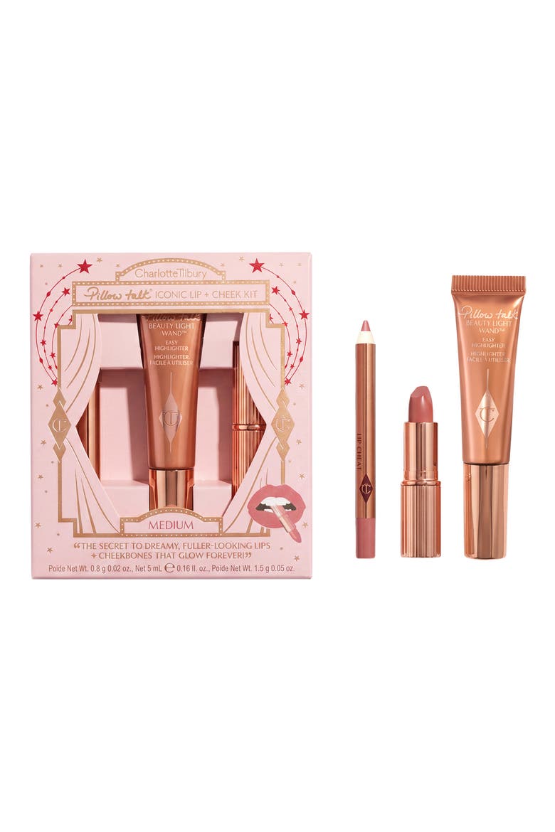 Pillow Talk Iconic Lip & Cheek Set $62 Value, Main, color, MEDIUM