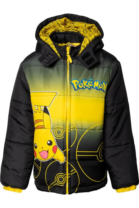 Pikachu Hooded Puffer Coat
