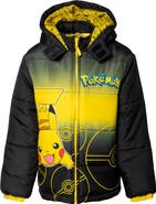 POKEMON Pikachu Hooded Puffer Coat