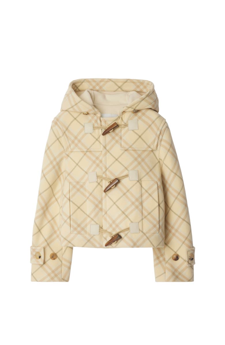 Burberry Wool Cashmere Duffle Jacket, Alternate, color,
