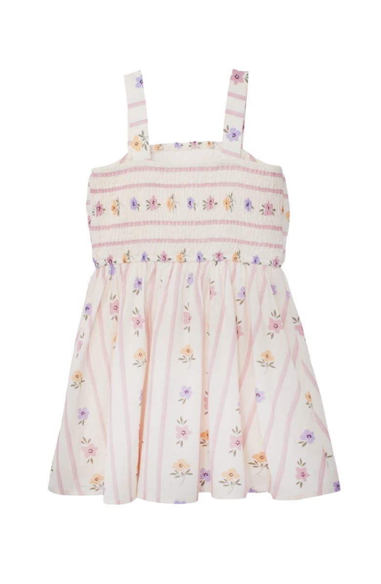 Mabel + Honey Purple Bouquet Tank Dress, Alternate, color, Floral