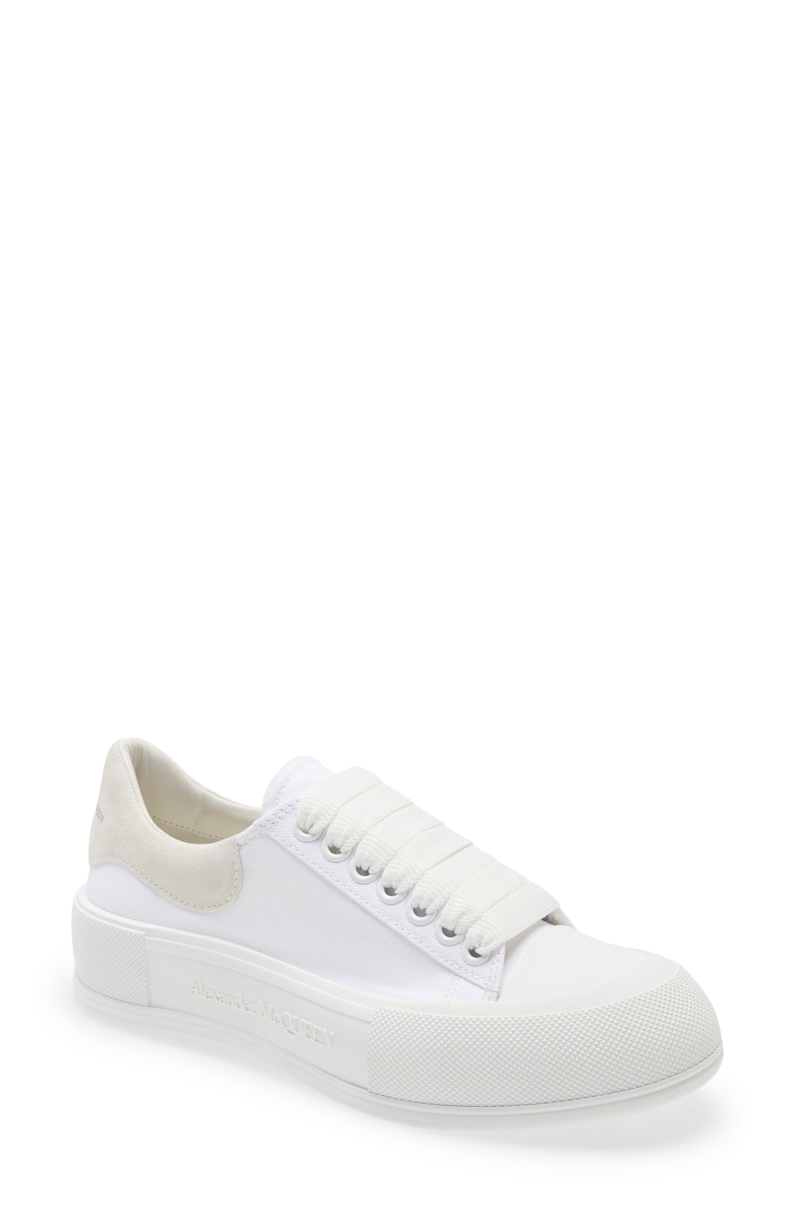 McQueen Alexander McQueen Deck Plimsoll Platform Sneaker, Main, color, 