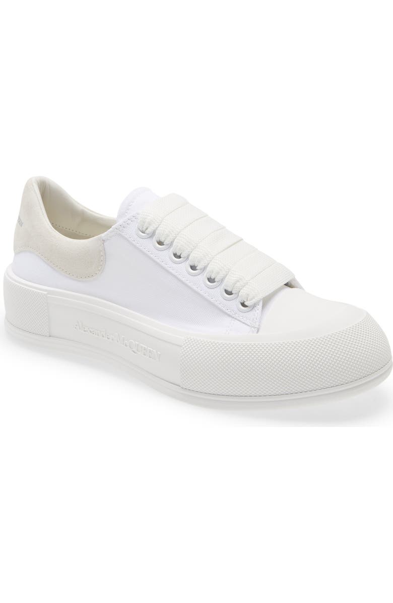 McQueen Alexander McQueen Deck Plimsoll Platform Sneaker, Main, color,
