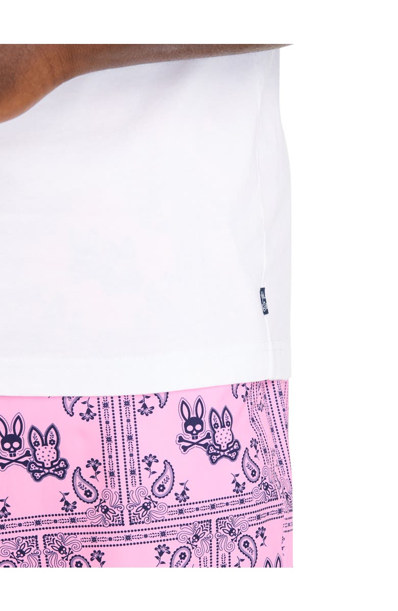 Psycho Bunny Big & Tall Cosma Graphic Tee, Alternate, color, White