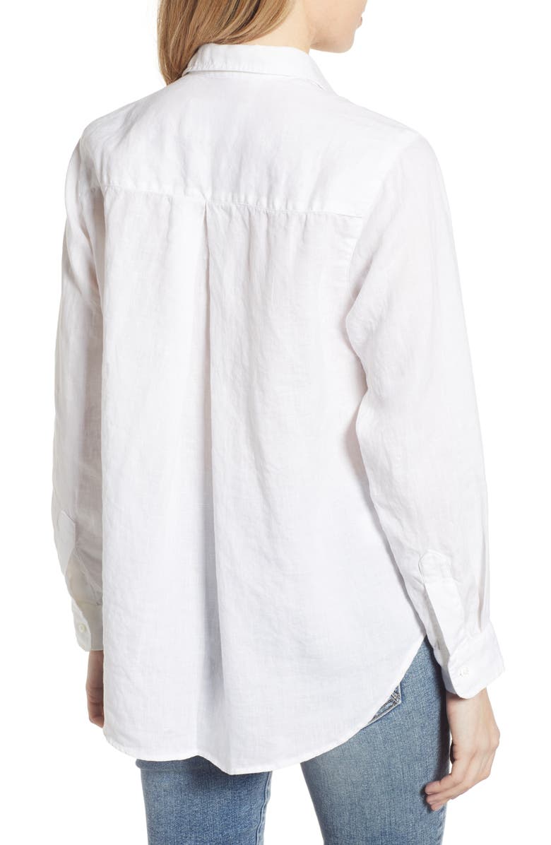 Grayson The Hero Tumbled Linen Shirt, Alternate, color, 