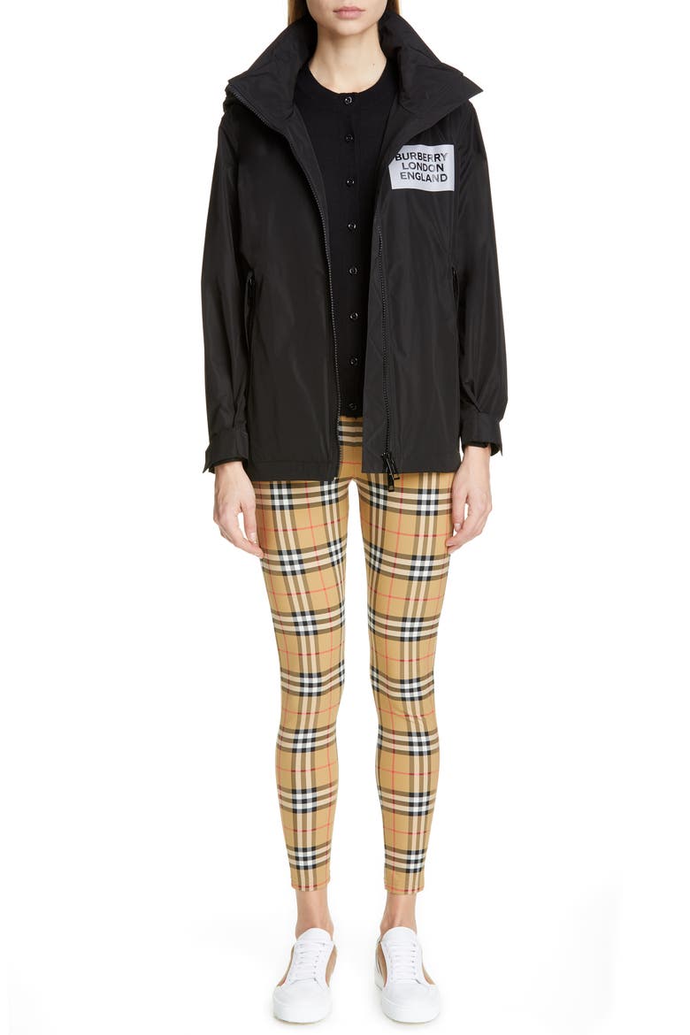 Monogram Logo Cashmere Cardigan, Alternate, color, BLACK