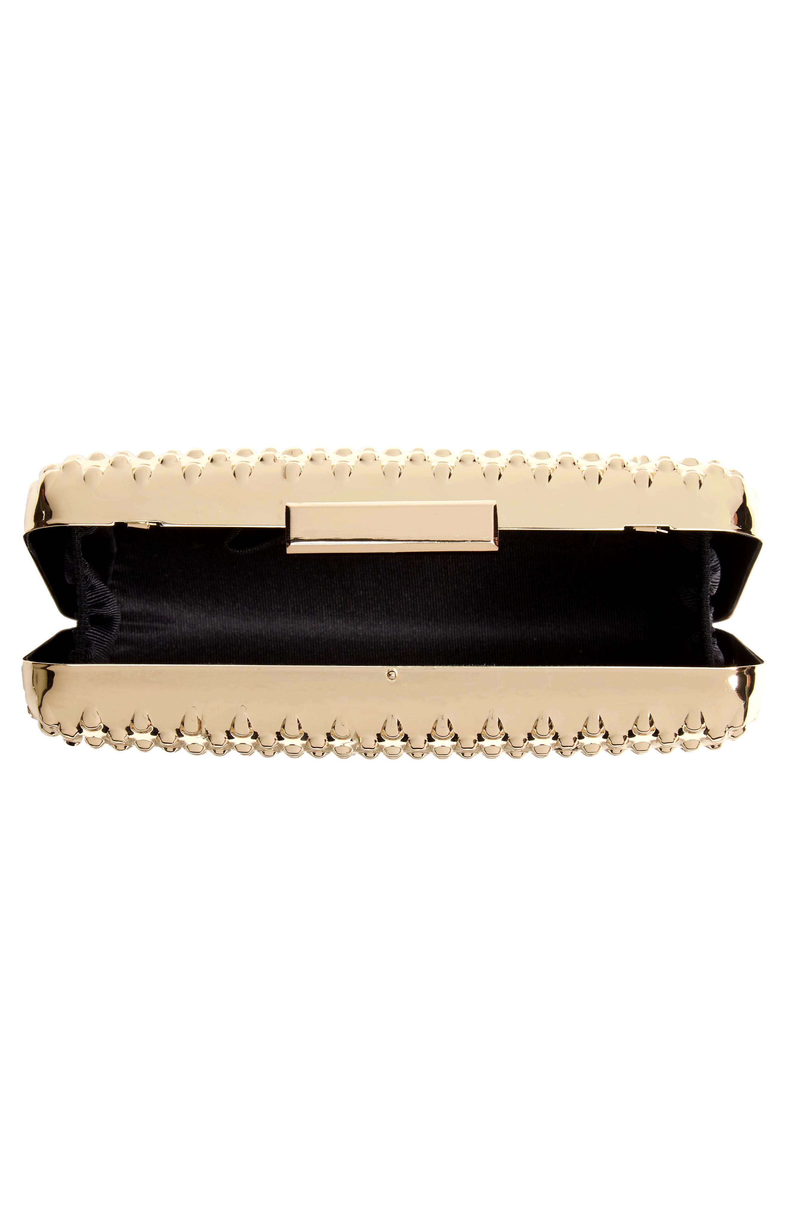 Nordstrom Dot Metal Minaudière, Alternate, color, 