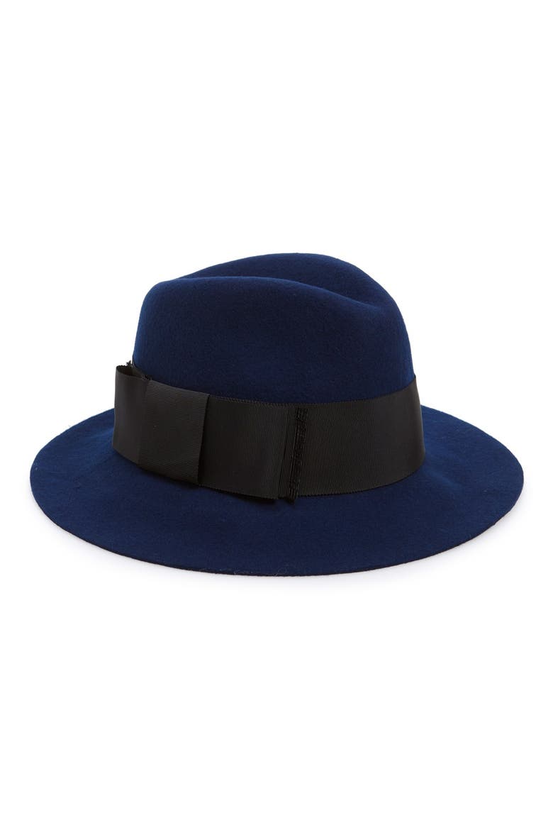 grosgrain fedora, Main, color, BLUE