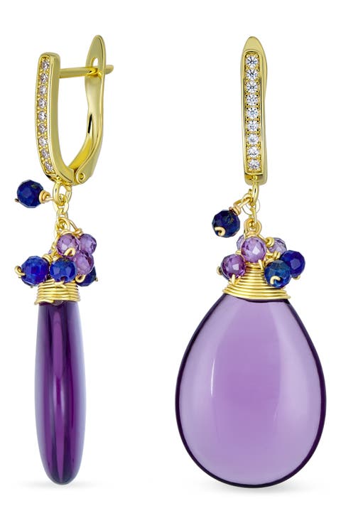 Beaded Teardrop Earrings