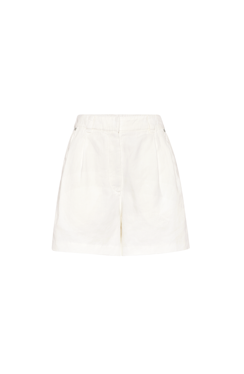 Brunello Cucinelli Baggy shorts with monili, Main, color, White