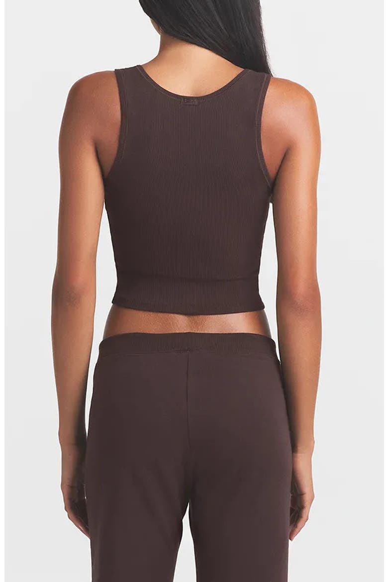 Cotton Rib Tank, Alternate, color, ESPRESSO