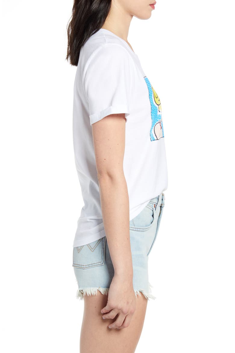 Comic Book Graphic Tee, Alternate, color, WHITE