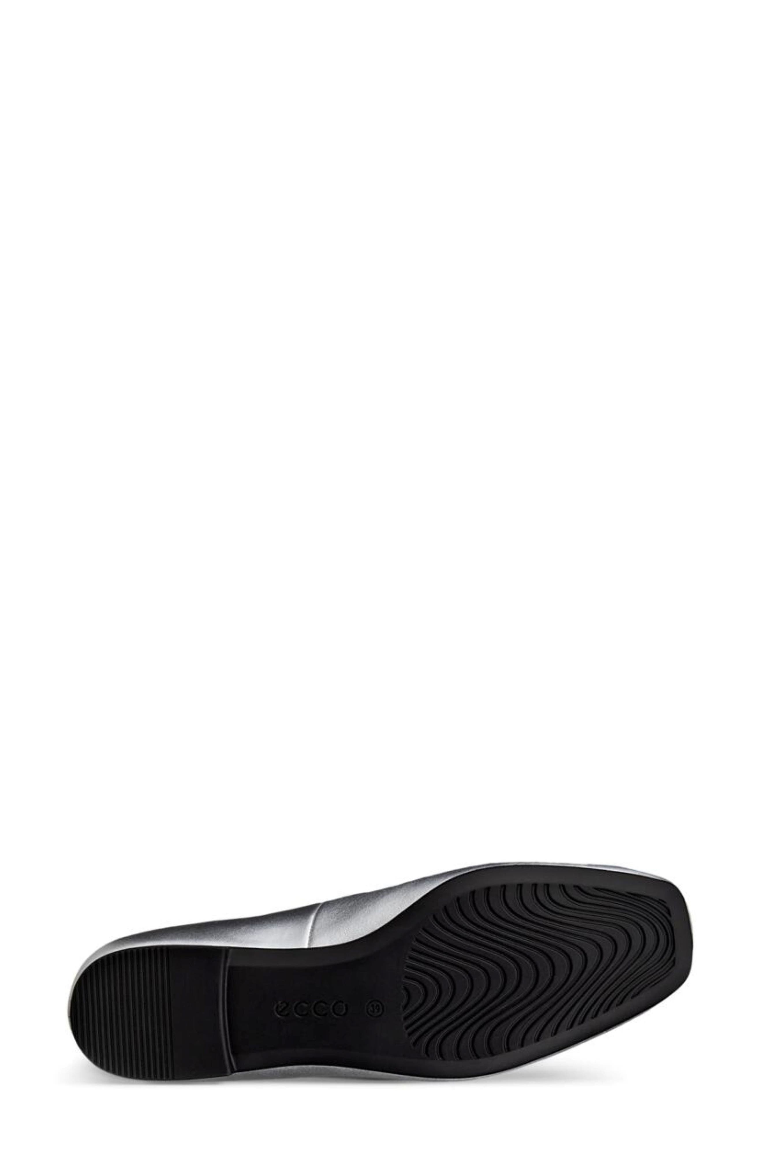 ECCO Margot Ballet Flat, Alternate, color, Silver