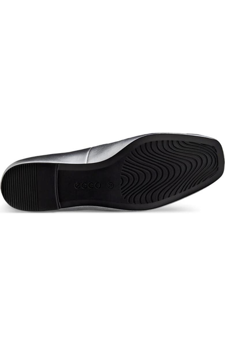 ECCO Margot Ballet Flat, Alternate, color, Silver