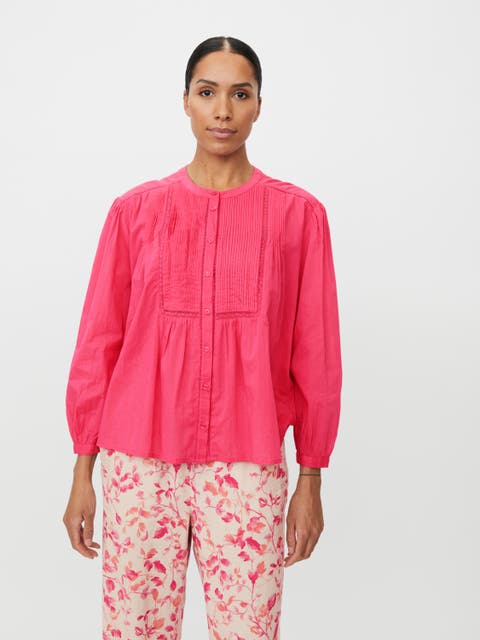 MaIlvianne Pintuck Detail Blouse