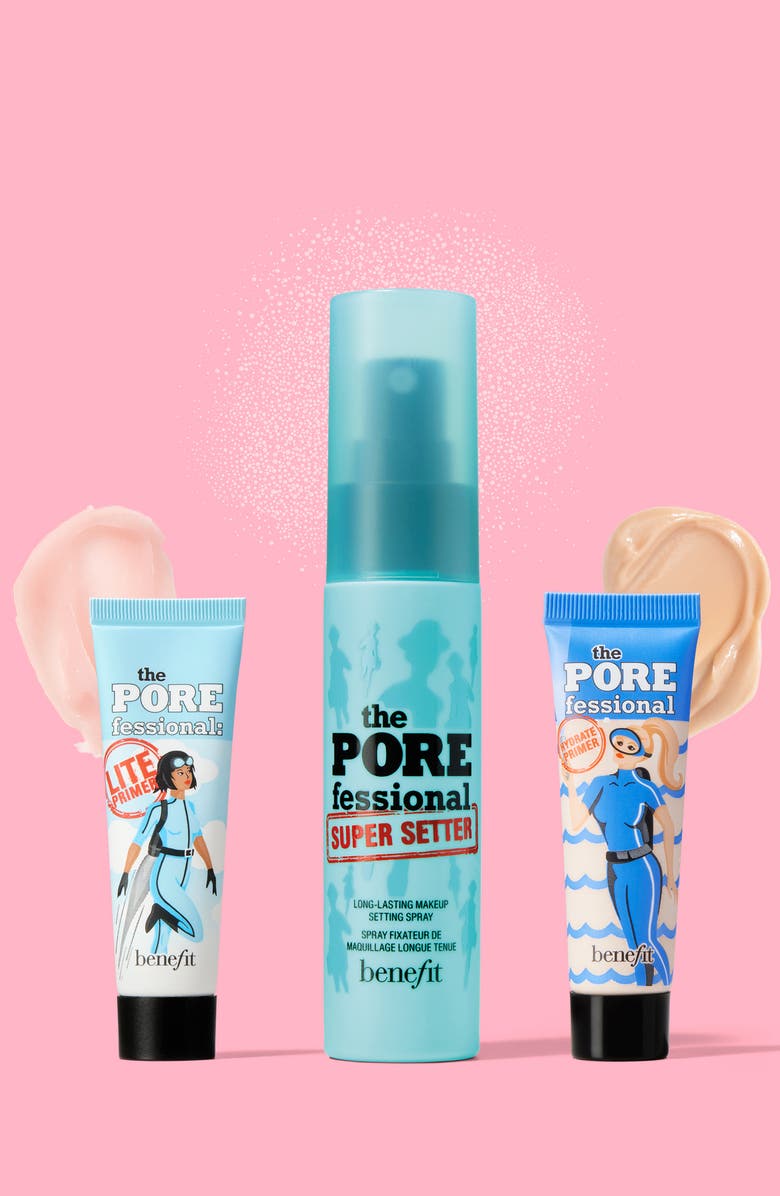 Benefit Cosmetics Benefit Pore MINImizer Squad Pore Primer & Setting Spray Set USD $41 Value, Alternate, color,
