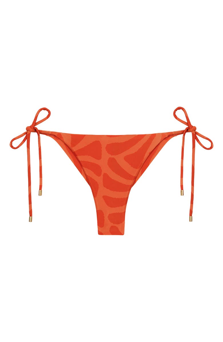 ViX Paula Hermanny Cherie Side Tie Bikini Bottoms, Alternate, color, Cherie