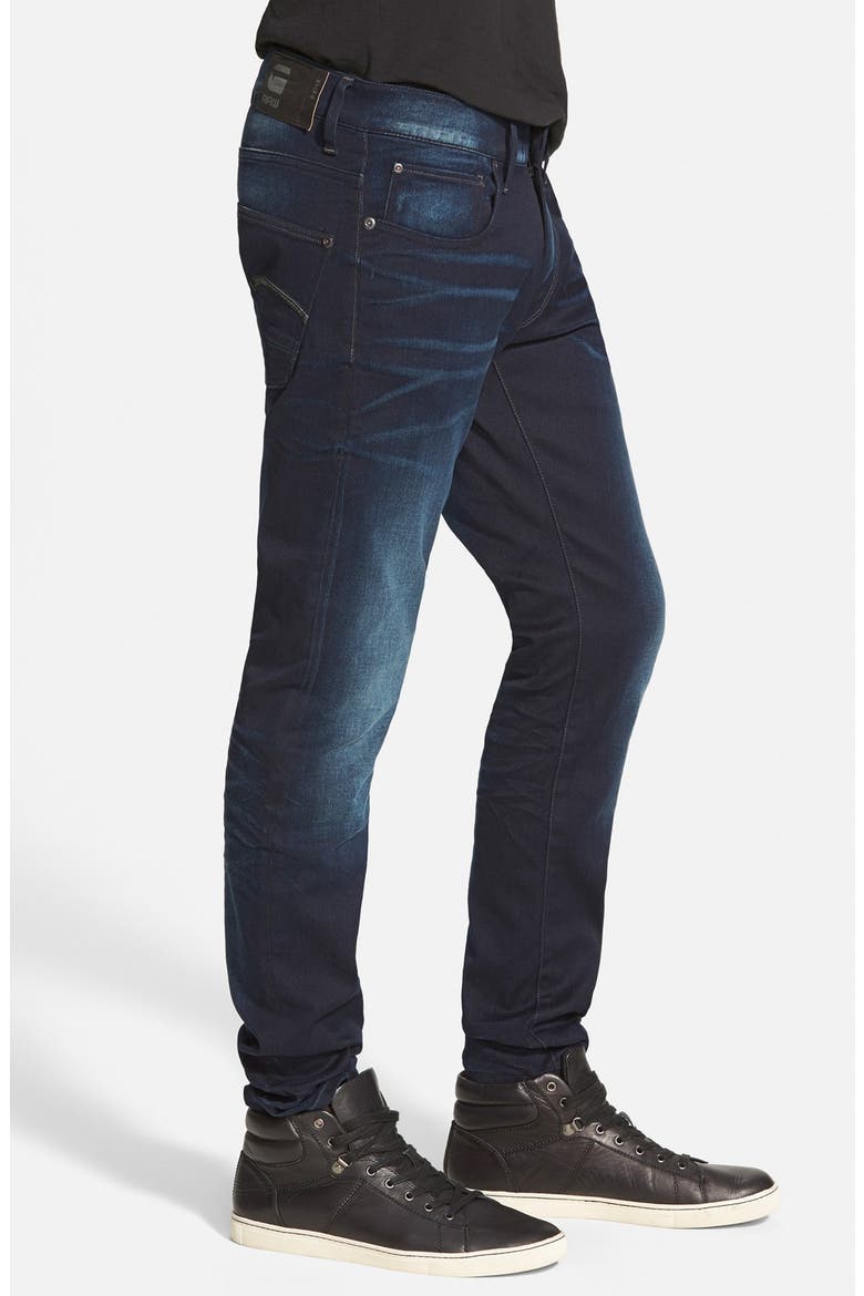 Defend Slim Fit Jeans, Alternate, color, DARK AGED