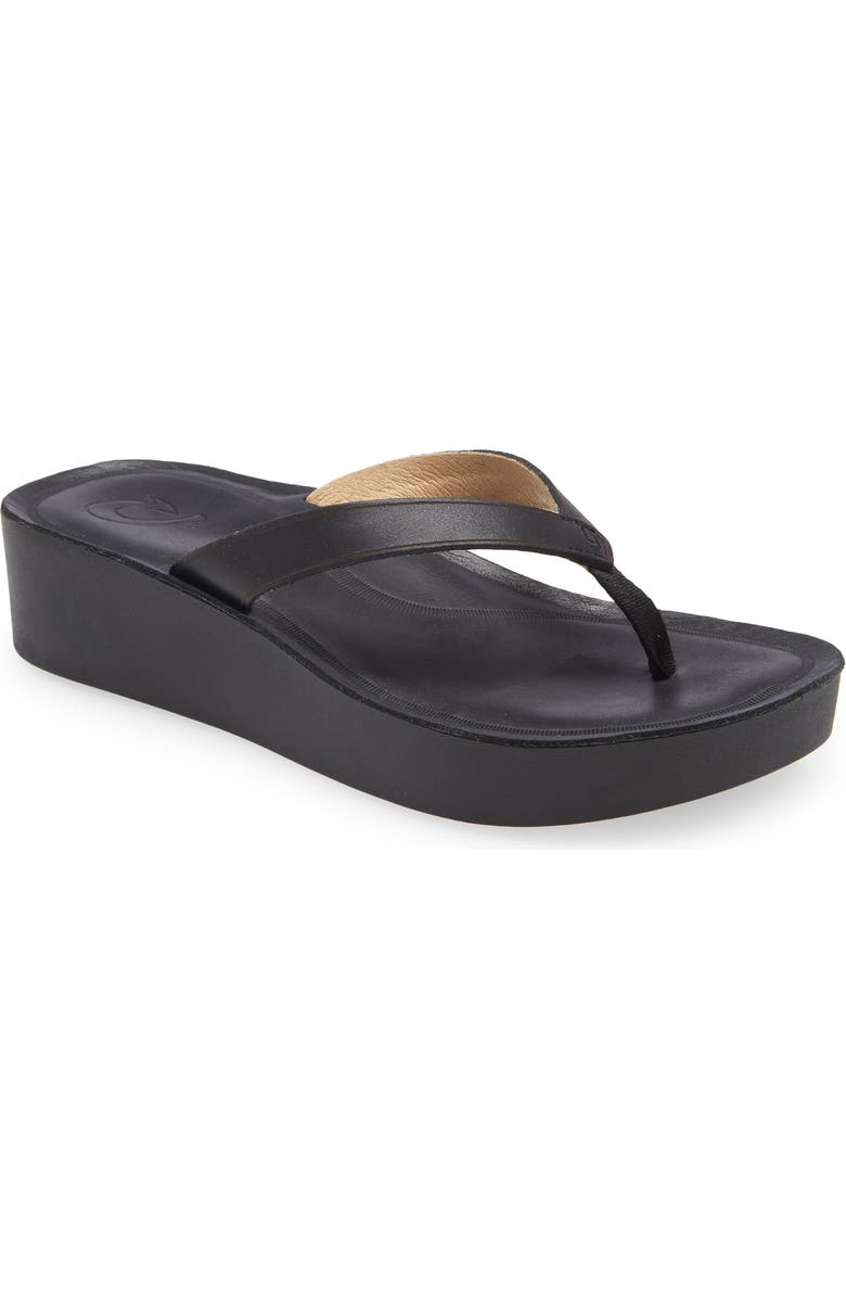OluKai Malae Platform Flip Flop, Main, color,