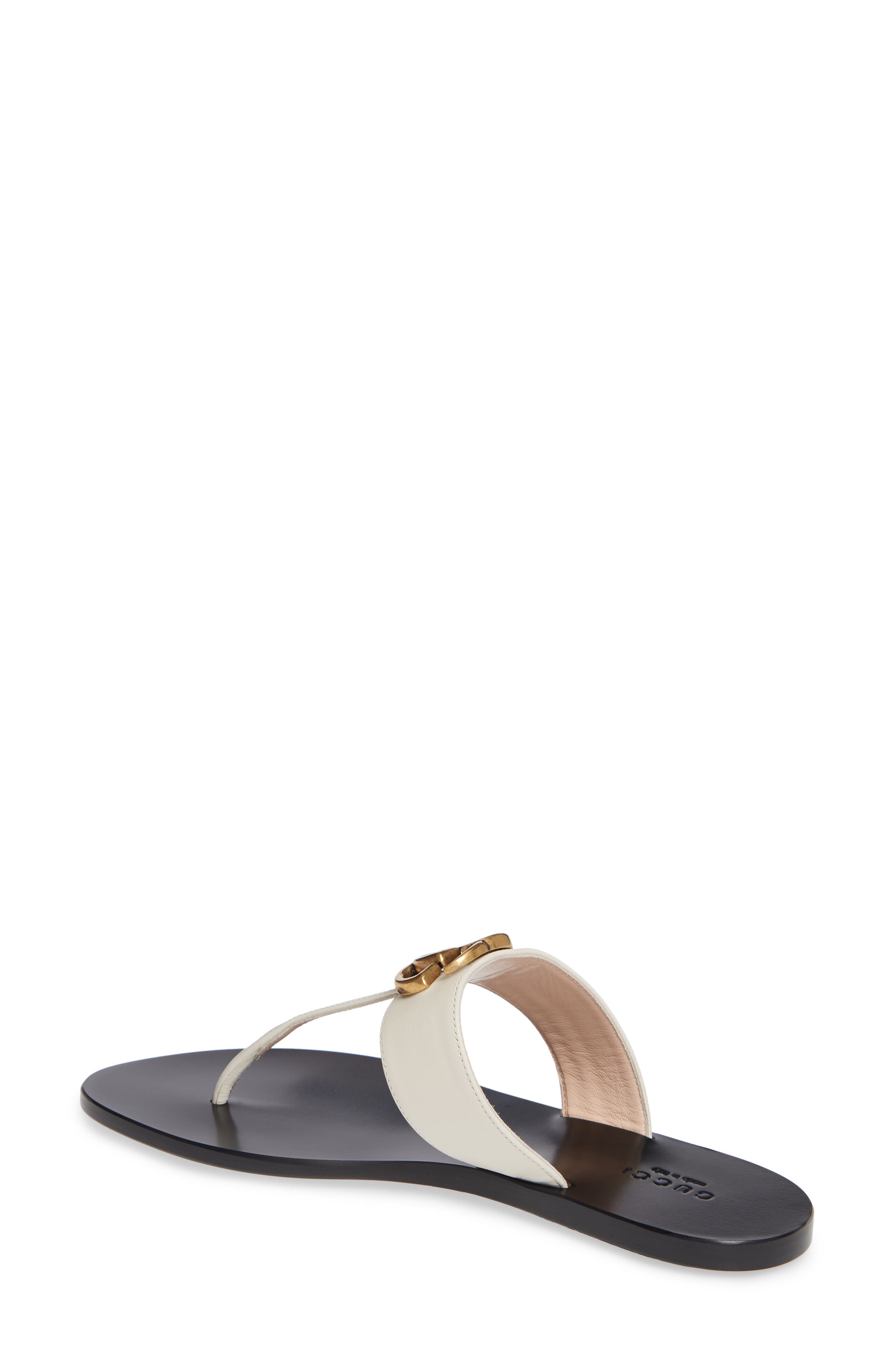 GG T-Strap Sandal, Alternate, color, MYSTIC WHITE