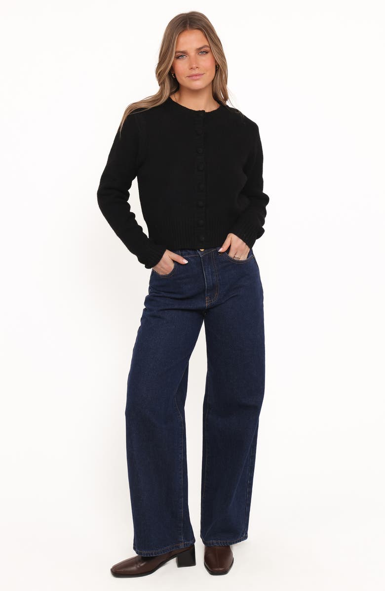 Petal & Pup Kanie Cardigan, Alternate, color, Black