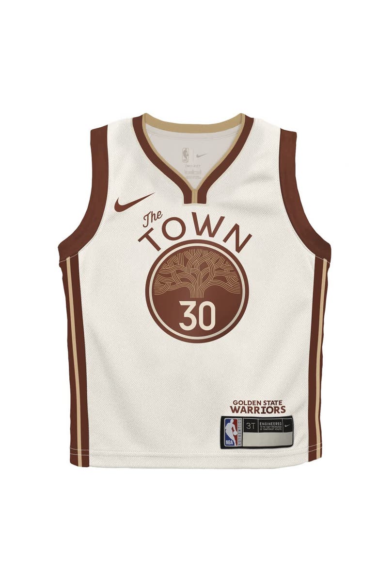 Nike Infant Nike Stephen Curry Tan Golden State Warriors 2025/26 City Edition Swingman Jersey, Alternate, color, Tan