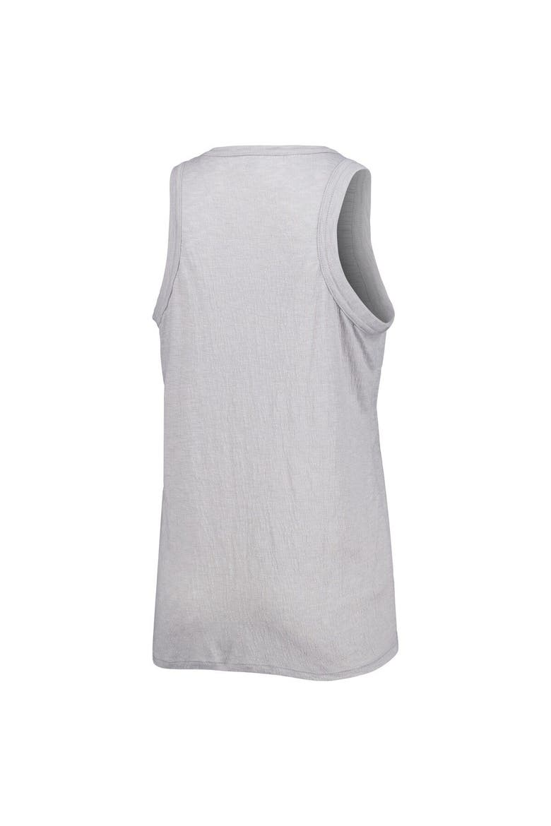 Women's Soft as a Grape Gray Oakland Athletics Tri-Blend Tank Top, Alternate, color, Gray