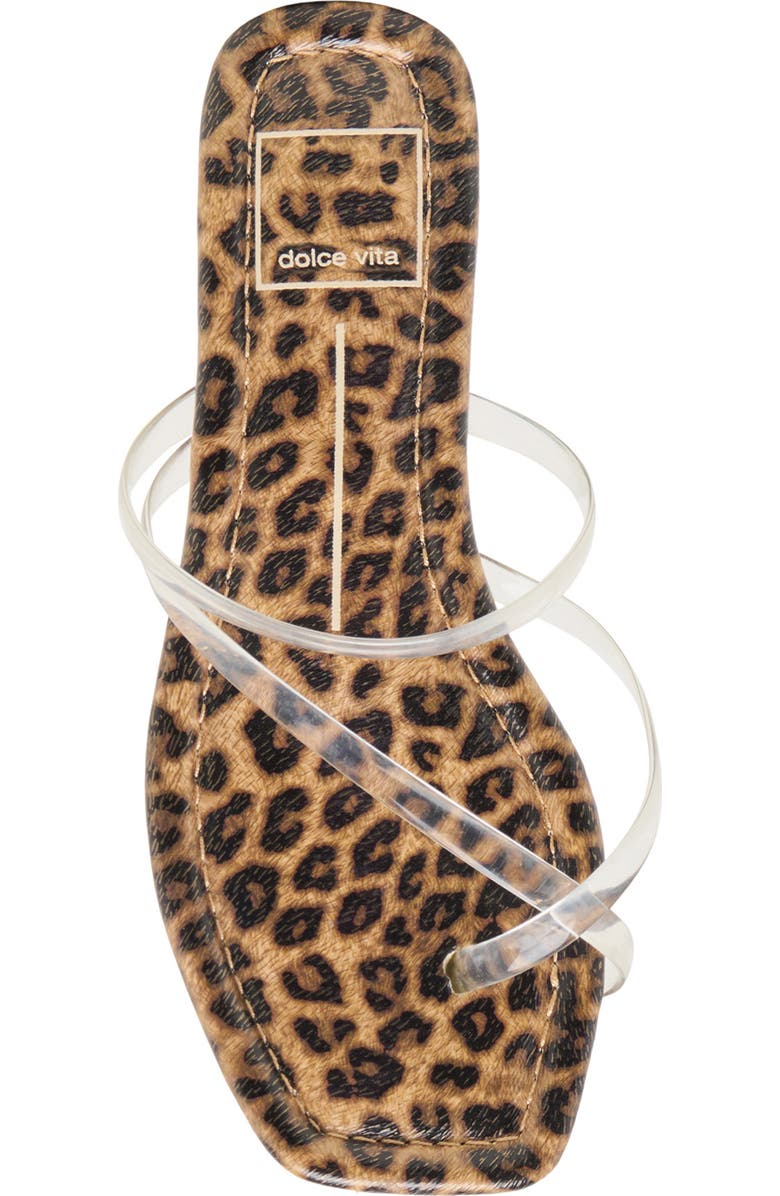 Dolce Vita Leanna Slide Sandal, Alternate, color, Leopard Vinyl