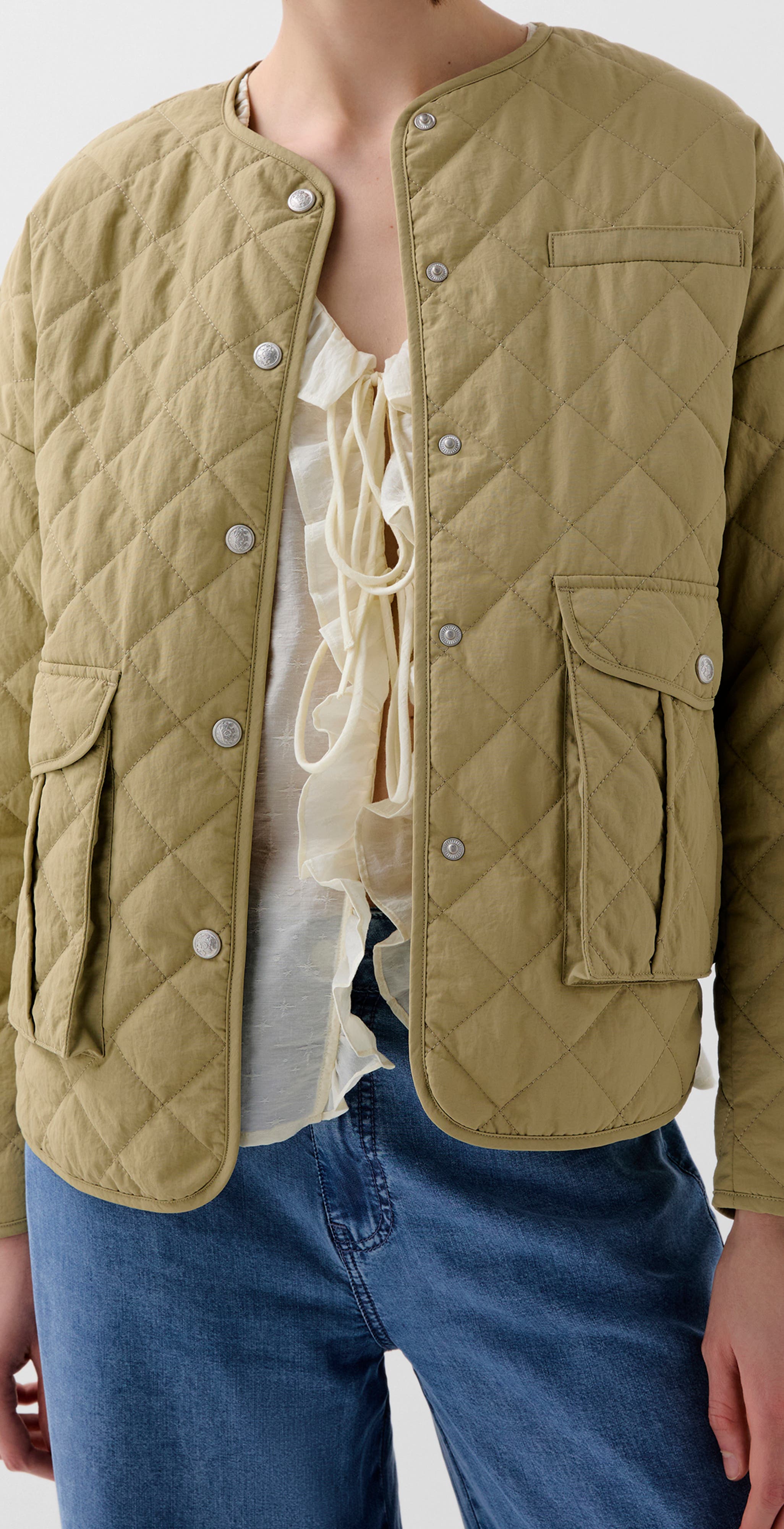 Quilted Washed Ny Jacket