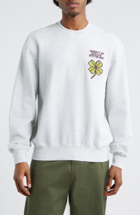 Clover Embroidered Sweatshirt