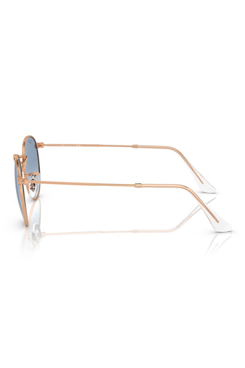 47mm Gradient Round Sunglasses, Alternate, color, BLUE GRADIENT