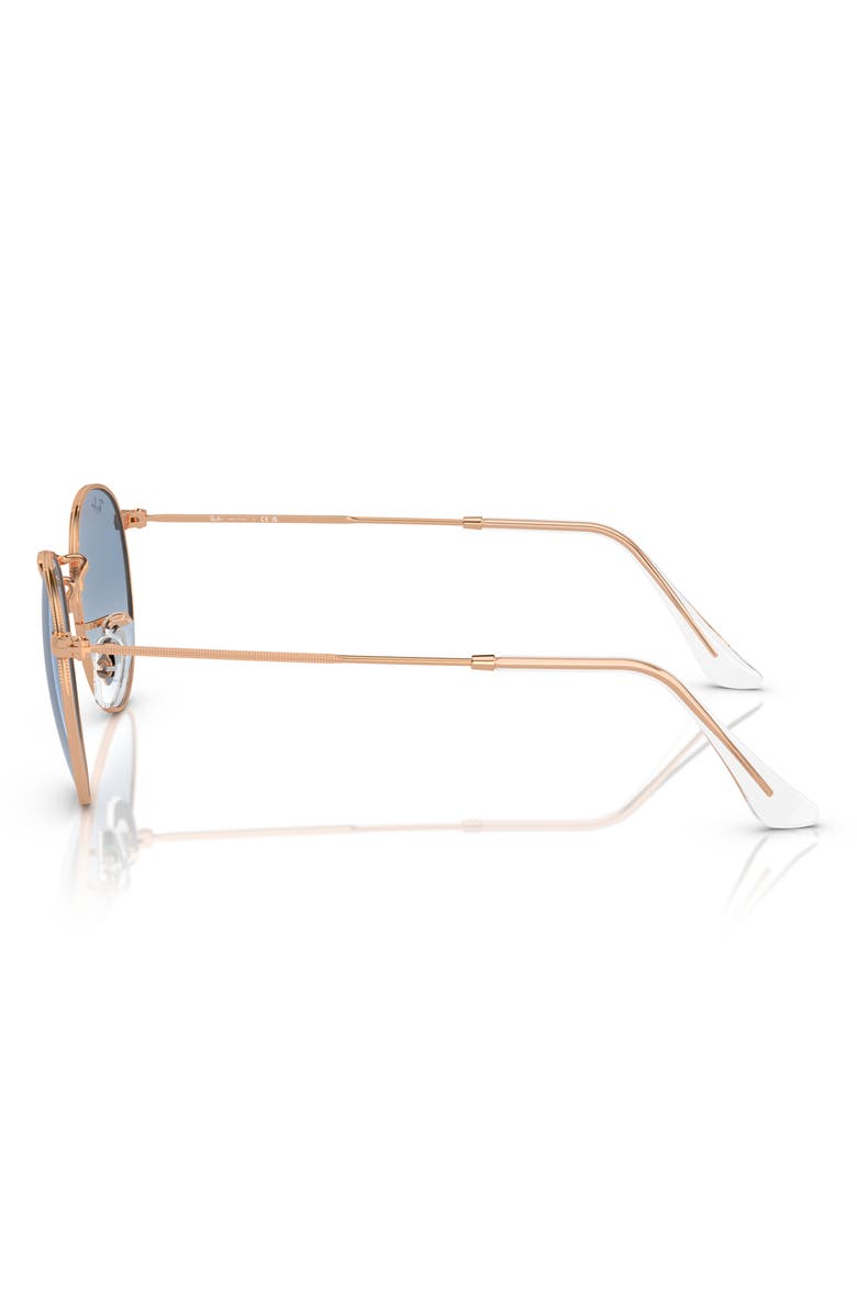 Ray-Ban 47mm Gradient Round Sunglasses, Alternate, color, Blue Gradient