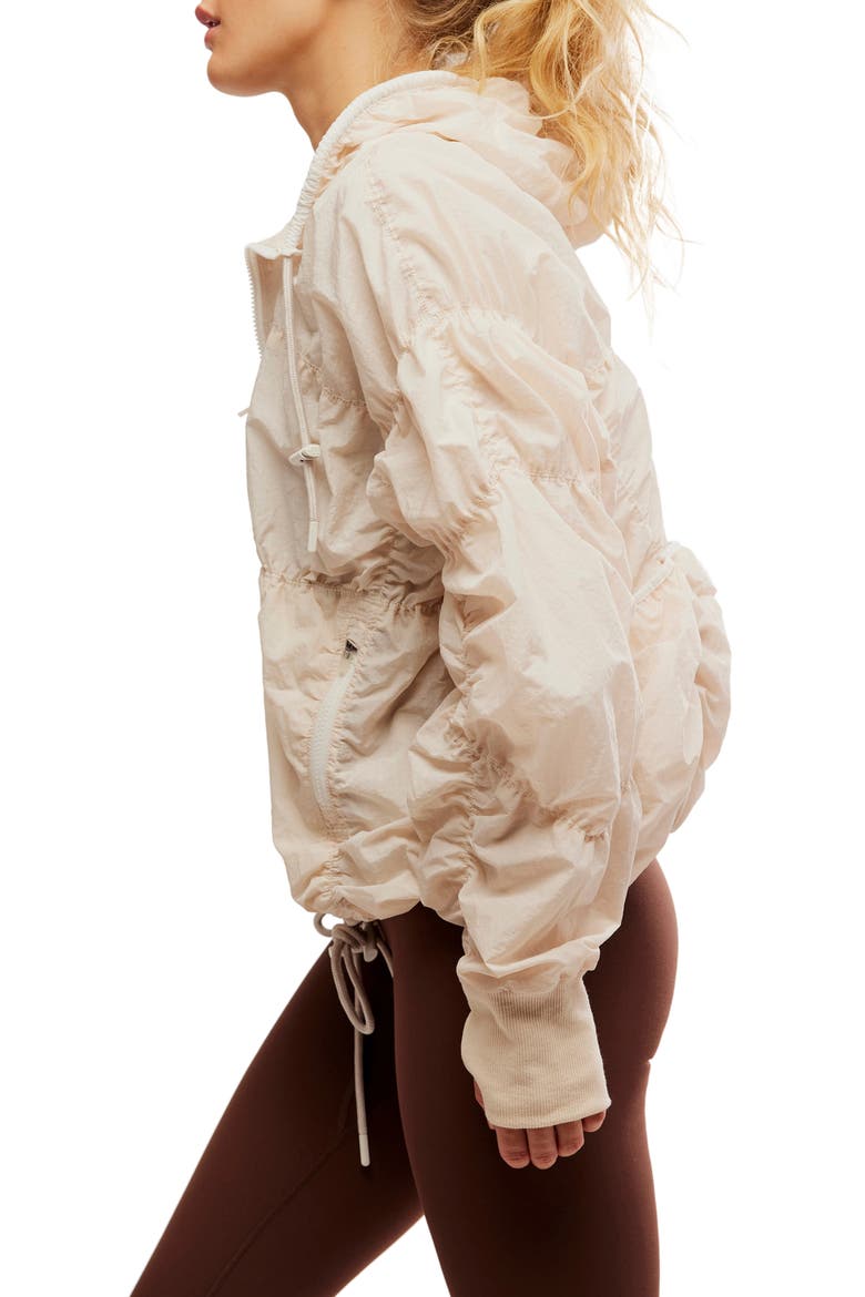 FP Movement FP Light Packer Water Resistant Hiking Pullover, Alternate, color, BLEACHED CLAY