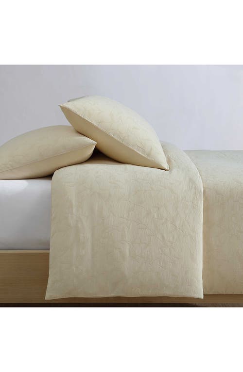 Calvin Klein Branching Leaves Duvet Cover & Sham Set In Cream