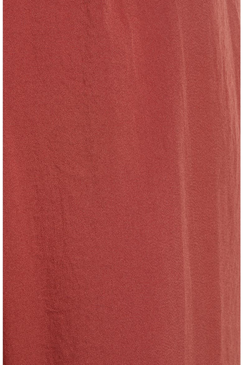 Sleeveless Tie Waist Jumpsuit, Alternate, color, RUST