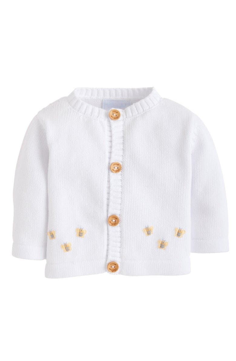 Little English Kids' Crochet Cardigan, Alternate, color, Bee