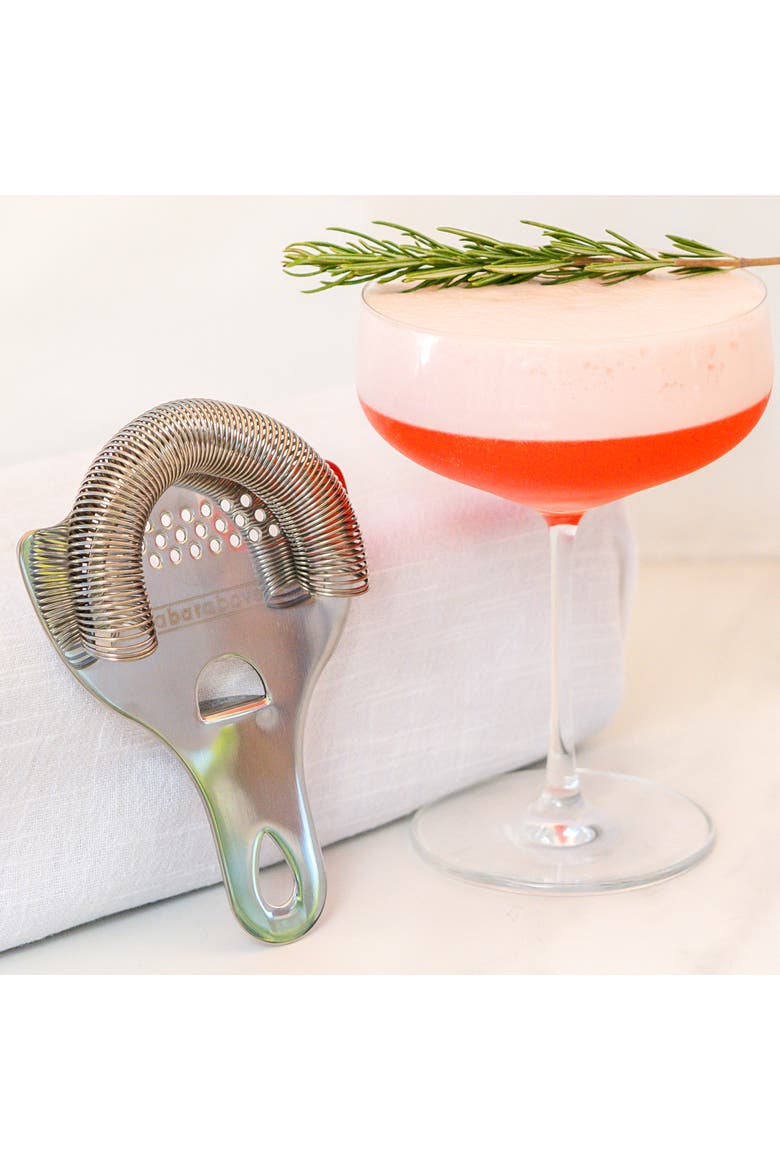 Hawthorne Cocktail Strainer, Alternate, color, Stainless Steel